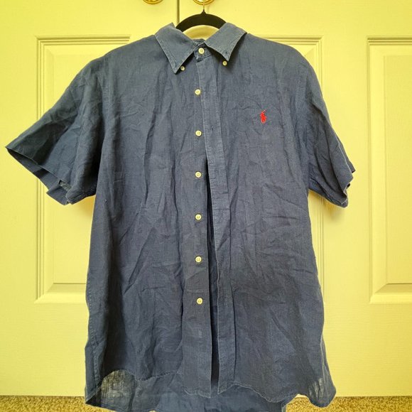 Ralph Lauren men's Custom Fit Button Down Shirt - Picture 1 of 9